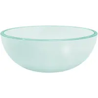vidaXL Waschbecken Hartglas 30x12 cm Matt