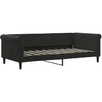vidaXL Tagesbett Schwarz 90x190 cm Samt