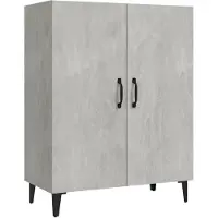 vidaXL Sideboard Betongrau 70x34x90 cm Holzwerkstoff