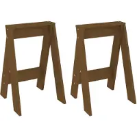 vidaXL Hocker 2 Stk. Honigbraun 40x40x60 cm Massivholz Kiefer