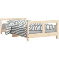 vidaXL Kinderbett 80x160 cm Massivholz Kiefer