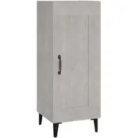 vidaXL Sideboard Betongrau 34,5x34x90 cm Holzwerkstoff