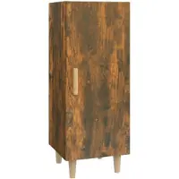 vidaXL Sideboard Räuchereiche 34,5x34x90 cm Holzwerkstoff