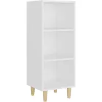 vidaXL Sideboard Weiß 34,5x32,5x90 cm Holzwerkstoff