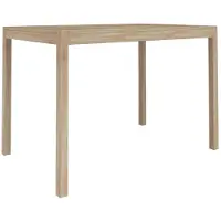 vidaXL Esstisch 110x70x75 cm Massivholz Akazie