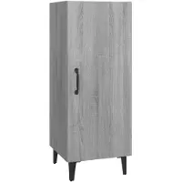 vidaXL Sideboard Grau Sonoma 34,5x34x90 cm Holzwerkstoff