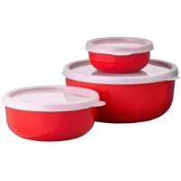 Mepal Set Vorratsdose Lumina 3-teilig (250+750+1500) - Nordic red