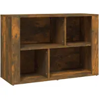 vidaXL Sideboard Räuchereiche 80x30x54 cm Holzwerkstoff