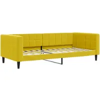 vidaXL Tagesbett Gelb 90x200 cm Samt