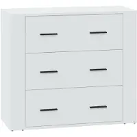 vidaXL Sideboard Weiß 80x33x70 cm Holzwerkstoff