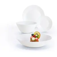 Universal Textiles Geschirr Arcopal Zelie Weiß Glas (19 pcs)
