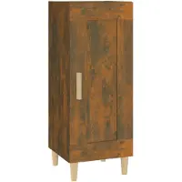 vidaXL Sideboard Räuchereiche 34,5x34x90 cm Holzwerkstoff
