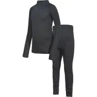 Trespass Unite360 Funktionsunterwäsche-set Schwarz 9-10 Years Jungen Schwarz 9-10 Years
