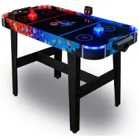 Carromco , Airhockeytisch "Aurora-XT" LED-Version, rot-blau