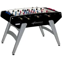Winsport Garlando, Tischfußball Kickertisch "G-5000 Evolution", schwarz / silber, Profistangen (PR)