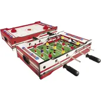 Carromco , Tischauflage "Flip-XM" 2in1, rot / weiß, 51 x 31 x 10,5 cm
