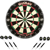 Winmau Winmau, Wettkampf-Dartboard "PRO-SFB" inklusive 2 Satz Winmau Steeldarts