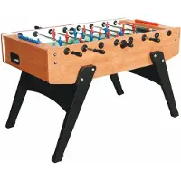 Winsport Bandito, Tischfußball Kickertisch "Master-Cup DeLuxe", holz, Teleskopstangen (SA)