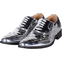 Thetru Oxford Herrenschuh silber