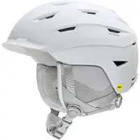 Smith - Skihelm - Liberty MIPS Matte White für Damen aus Wolle - Größe 59-63 cm - Weiß