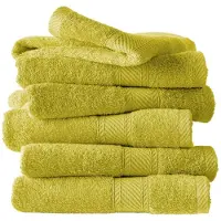 De Witte Lietaer Gästehandtuch Hélène Warm Olive (6er Set)
