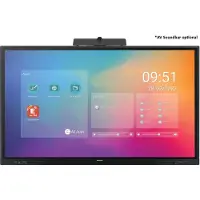 Sharp Business Monitor PN-LC652, Infrarot-Touch-Technologie, 65", 3840 x 2160 px, IPS Panel, HDMI/DisplayPort/USB/LAN, 2 x 15 W, BYOD, Eshare-Funktion
