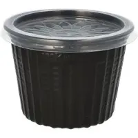Papstar Pro Pac Mehrweg-Snack- und Suppenbecher PP 500 ml Ø 11,5 cm, 8,5 cm schwarz 500 Stück