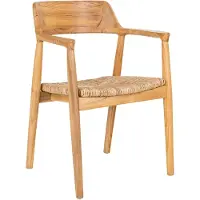 Ebuy24 Esszimmerstuhl aus Sungai-Holz, 58 x 56 x 78 cm