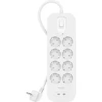 Belkin Steckdosenl./Überspannung 8-fach, 2xUSB-C 900J. SRB004vf2M