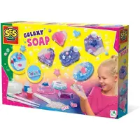 SES Creative 14765 - Seifen gießen Galaxy - DIY Seifenherstellung Set für Kinder - Kosmisches Basteln, Guss-/Mal-Set für Kinder, 7 Jahr(e), Mehrfarbig