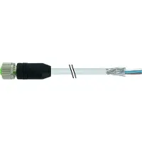 Murr Elektronik M12 Bu. ger. geschirmt mit freiem Ltg.-ende PUR-OB 4x0.34 geschirmt 5m