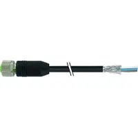 Murr Elektronik M12 Bu. ger. geschirmt mit freiem Ltg.-ende PUR-OB 4x0.34 geschirmt UL, CSA+schleppk. 15m