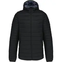 Kariban Herren Steppjacke Outdoor Basic Winterjacke Herrenjacke, Größe:4XL, Farbe:Marl Dark Grey
