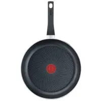 Tefal C27206, Rund, Allzweckpfanne, Schwarz, Titan, Aluminium, Thermo-Punkt