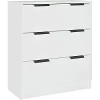 vidaXL Sideboard Weiß 60x30x70 cm Holzwerkstoff