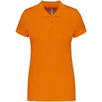Kariban Damen Kurzarm-Poloshirt. Baumwollpiqué.