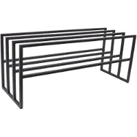 Loft42 James Schuhregal – Metall – Schwarz – 82 x 30 x 35