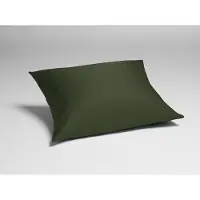 Yumeko Kissenbezug Baumwollsatin 50x70 Grün - Eco, Bio & Fairtrade