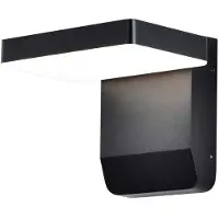 V-TAC VT11020150B 20W LED Wandleuchte Schwarzer Körper Quadratisch 3000K IP65