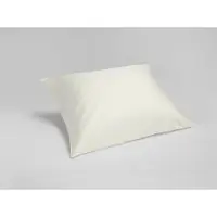 Yumeko Kissenbezug Baumwollsatin 50x70 Weiß - Eco, Bio & Fairtrade