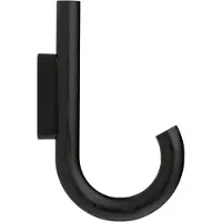 Gejst Hook Kleiderhaken Schwarz Eiche/Schwarz - , Holz, Metall