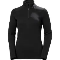 Helly Hansen Unterhemd Lifa Merino Midweight 1/2 Zip Black Damen-XS