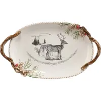 Goebel FF S TE Zapfen 50x29 Fitz and Floyd Fitz Floyd Christmas Collection Bunt Steingut 51001191