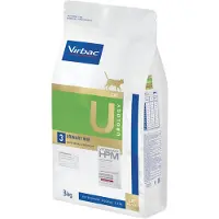 Virbac Veterinary HPM CAT Urology 3 Urinary WIB - Croquette pour chat, aliment complet à visée ur 3000 g