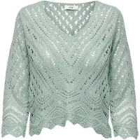 JDY Strickpullover "JDYNEW SUN 3/4 CROPPED PULLOVER KNT NOOS"