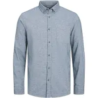 Jack & Jones Classic Melange Langarmhemd
