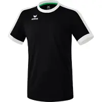 Erima Retro Star Trikot Schwarz/Weiß Junior