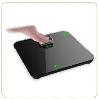 Little Balance Kinetic Premium, Elektronische Personenwaage, 180 kg, 100 g, Schwarz, 6 kg, kg, lb