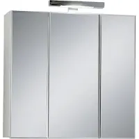 CALICOSY FMD Spiegelschrank 70x19x67,6 cm Weiss,Farbe: Weiss,Material