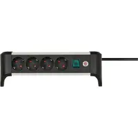 Brennenstuhl 1391040400, 1,8 m, Drinnen, Abgewinkelt, IP20, 1,5 mm², Aluminium